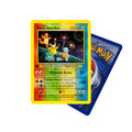 Kanto New Year Pokémon Custom Card mit Pikachu, Glumanda, Bisasam und Schiggy vor Feuerwerk
